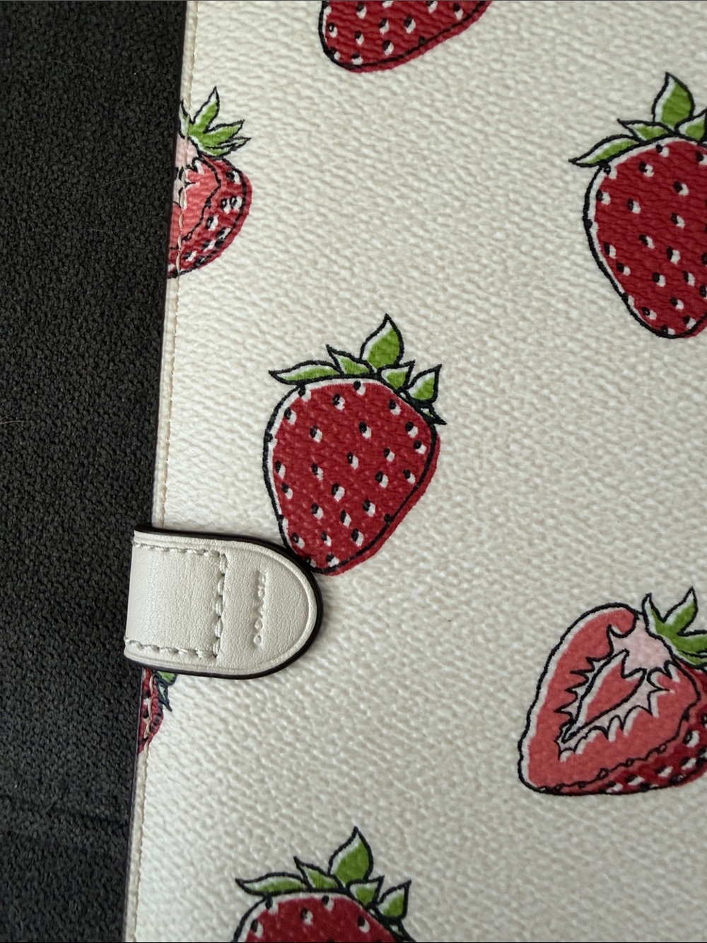 Coach Notebook With Strawberry Print - Picture 4 of 9